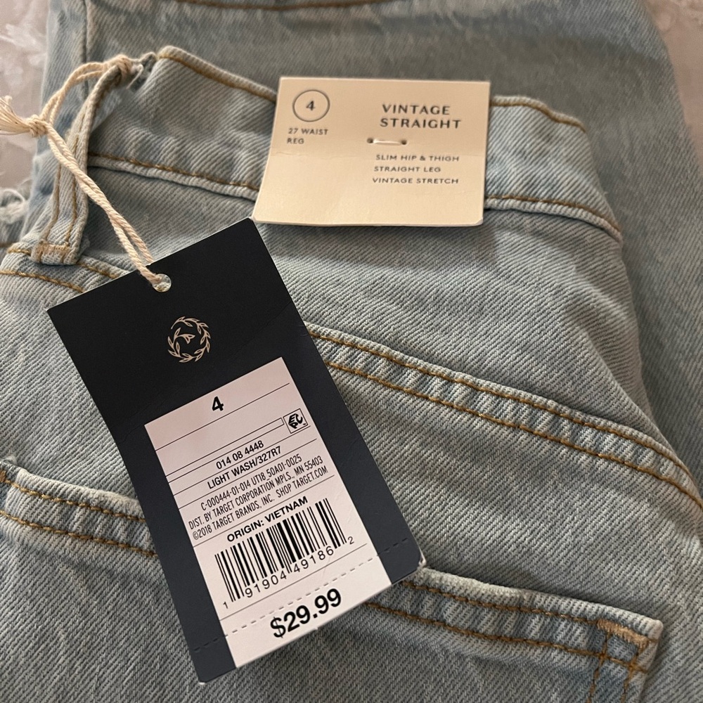 Vintage Thread Straight Light Blue Jeans from Target
